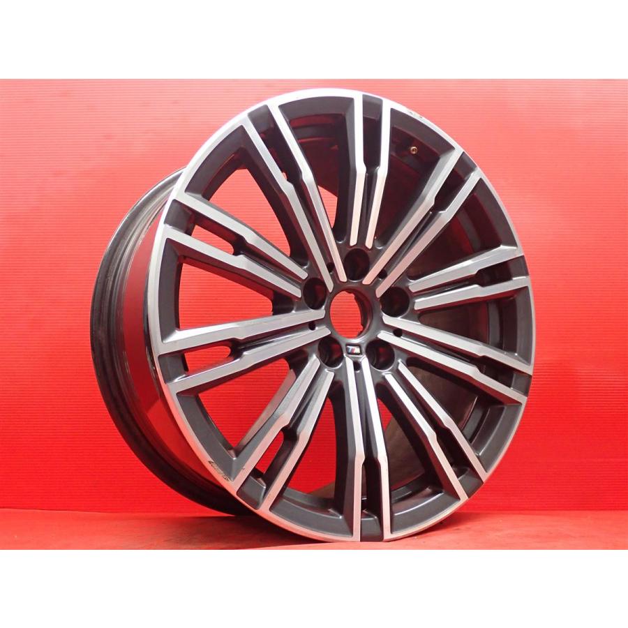  3シリーズ(G20•G21)純正ダブルスポーク790M ランフラ　バリ山 単品 純正 リア用 ホイール 1本 BMW3シリーズ G20 G21 ダブルスポーク