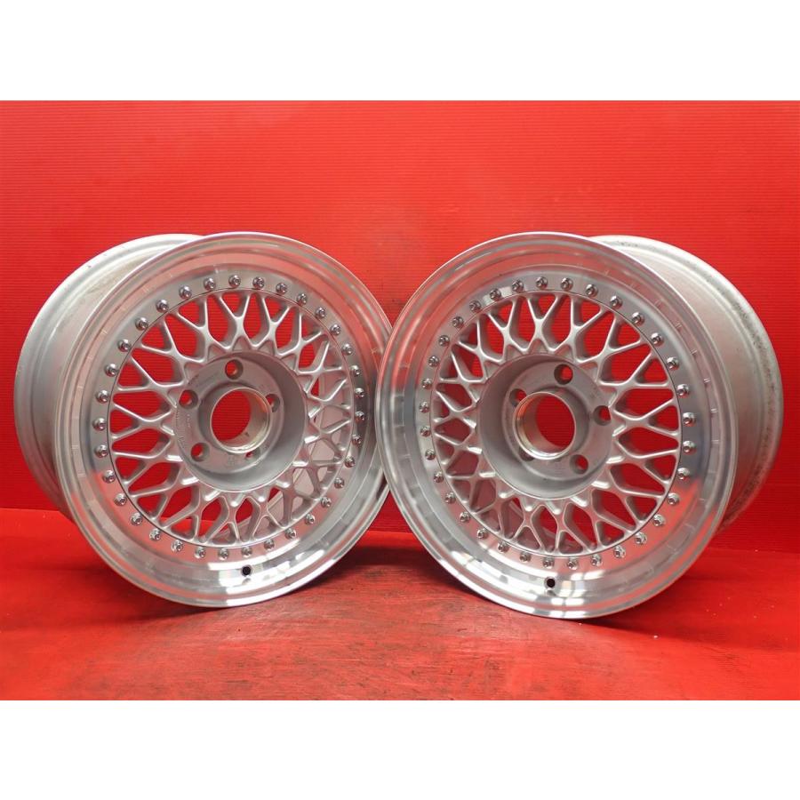 鍛造 希少 当時物 】 2本 社外 ホイール BBS RS RS245 ☆ 8J-16 PCD114 
