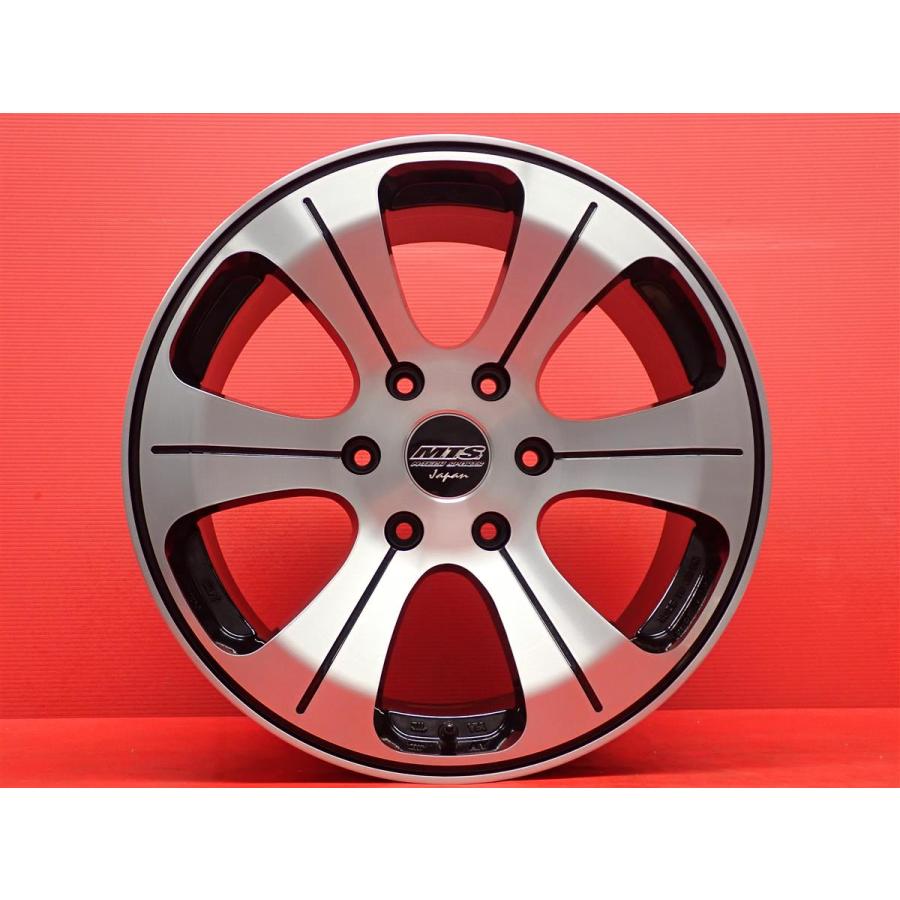 単品 社外 ホイール 1本 M.T.S JAPAN MJ-02S ☆ 8J-18 PCD139.7 6穴 + 