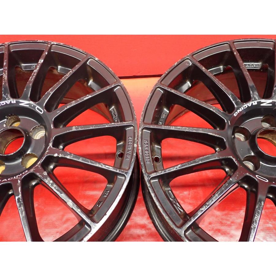 2本 社外 ホイール O・Z スーパーツーリズモ LM ☆ 7.5J-17 PCD100 5穴