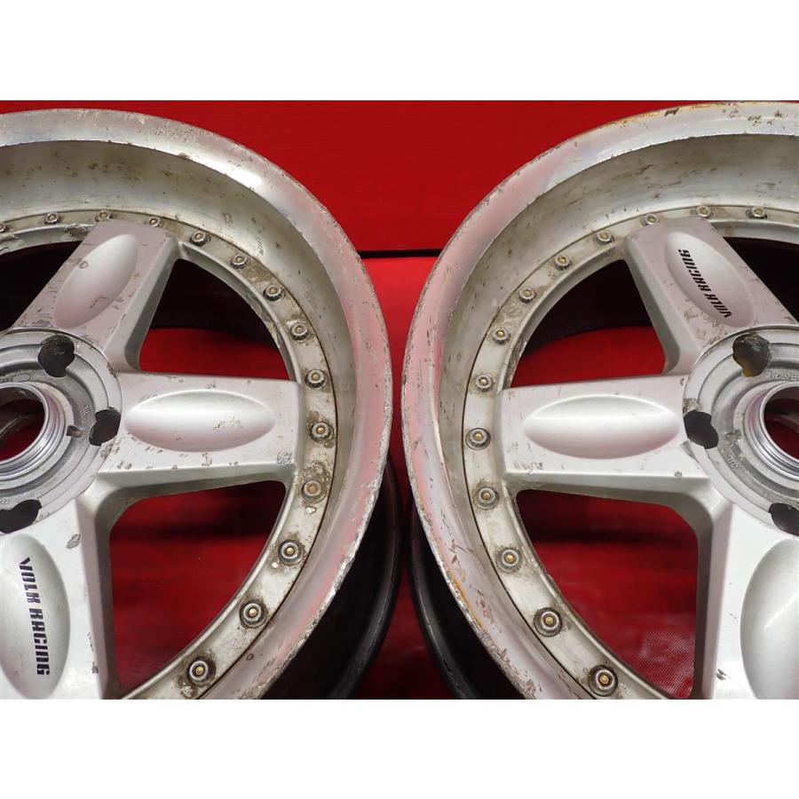 中古品 アルミホイール 2本 RAYS VOLK RACING ボルクレーシング Gr.CV
