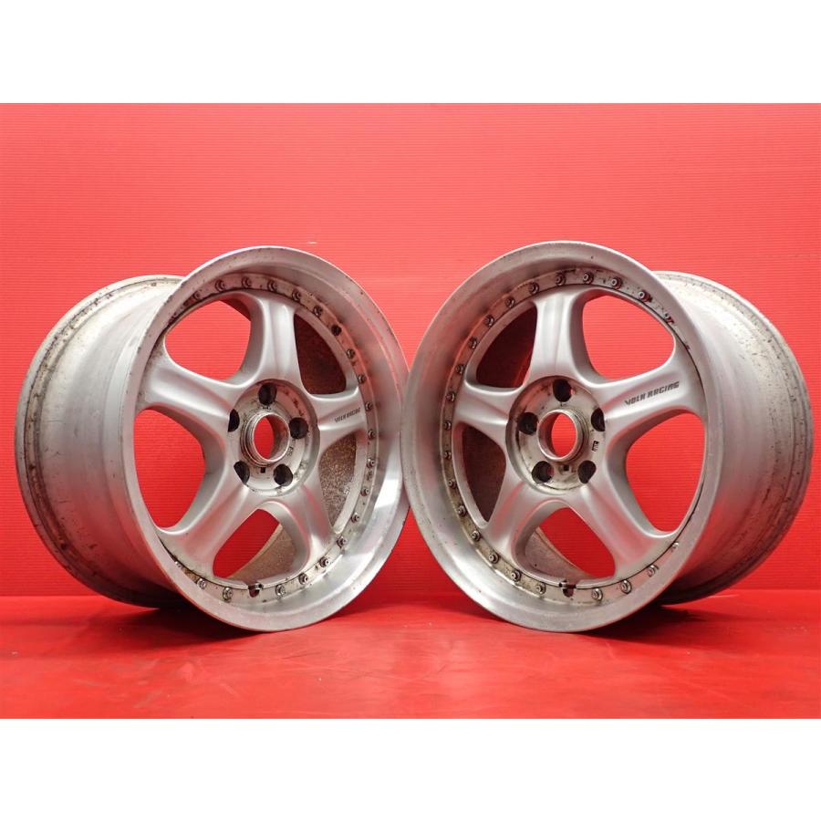 中古品 アルミホイール 2本 RAYS レイズ VOLK RACING ボルクレーシング
