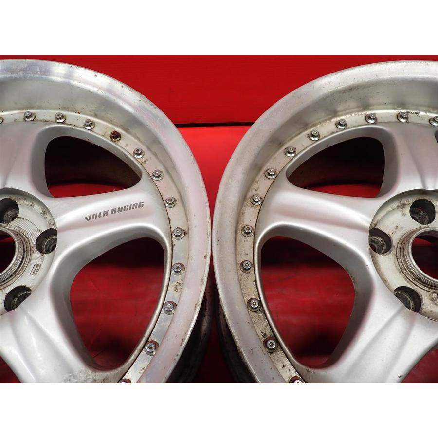 中古品 アルミホイール 2本 RAYS レイズ VOLK RACING ボルクレーシング