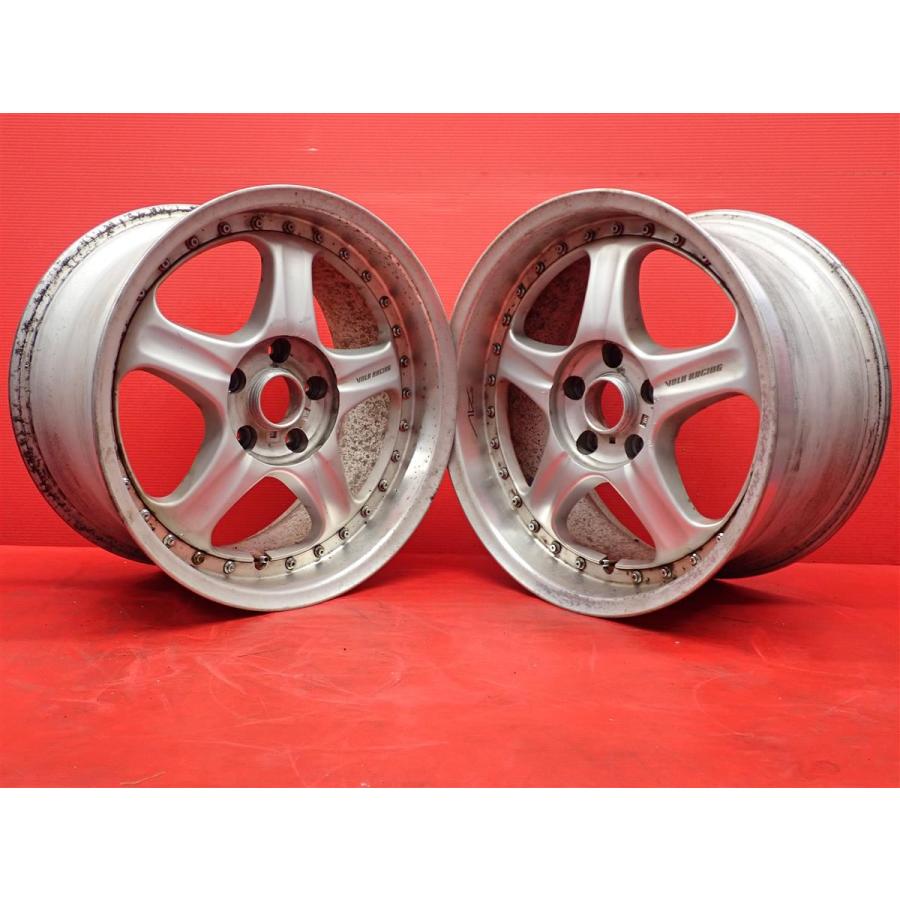 中古品 アルミホイール 2本 RAYS レイズ VOLK RACING ボルクレーシング