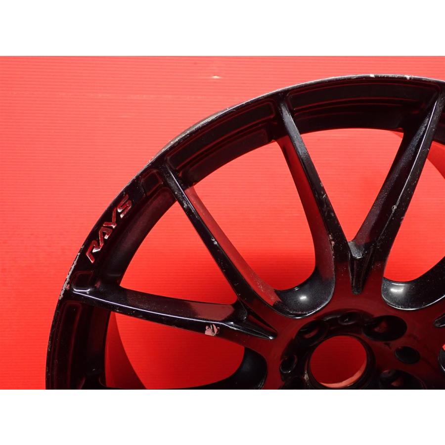 単品 社外 ホイール 1本 RAYS レイズ HOMURA ホムラ 2×7 GLOSSY BLACK