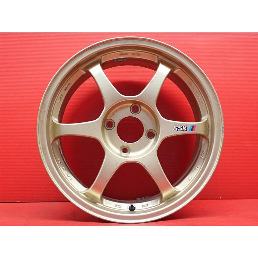 単品 中古ホイール 社外 1本 軽量 SSR TYPEC タイプ C 7.5J 17インチ
