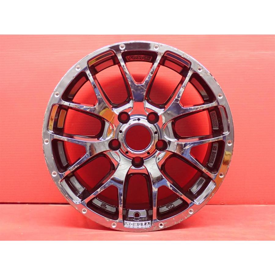 単品 中古ホイール 社外 1本 RAYS レイズ HOMURA ホムラ 2×7FA 7J 16