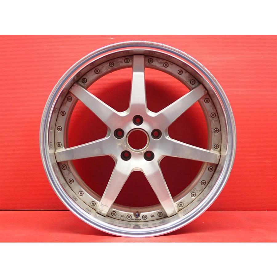 単品 社外 中古ホイール 1本 WORK ワーク GNOSIS グノーシス GS-3 8.5J