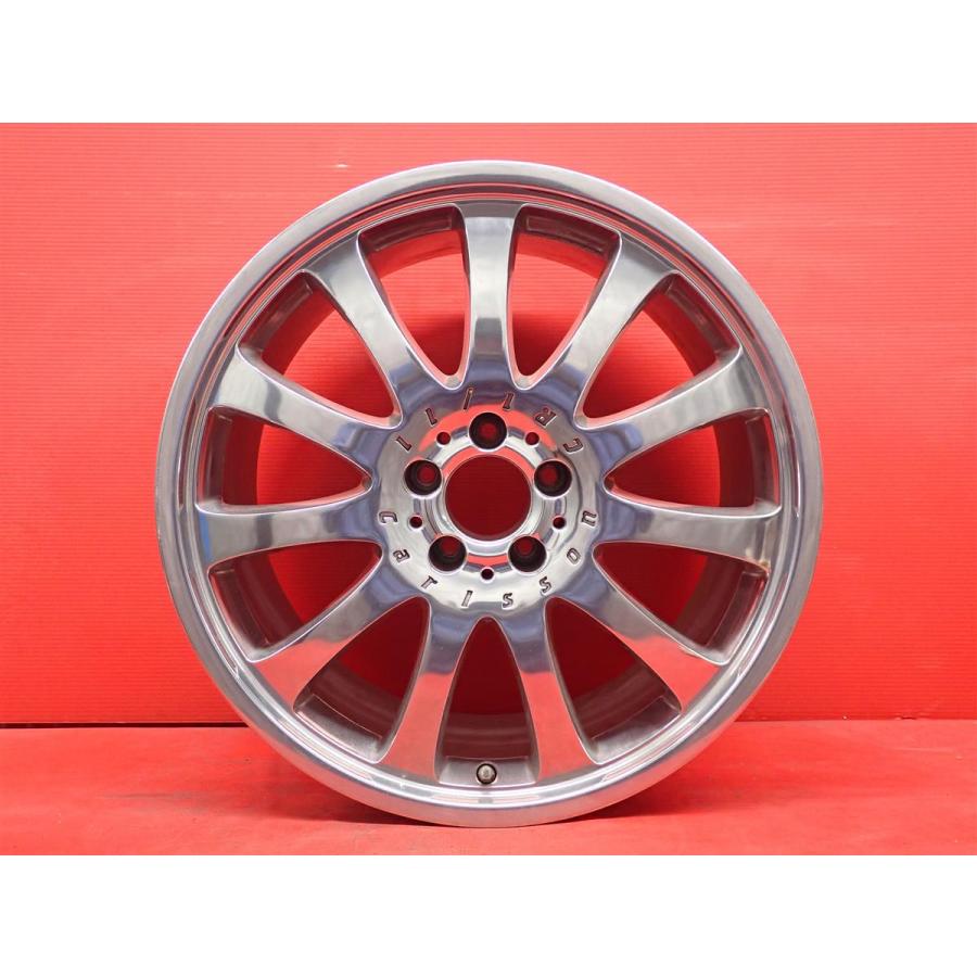 単品 社外 中古ホイール 1本 フルポリッシュ仕様 Carlsson カールソン 