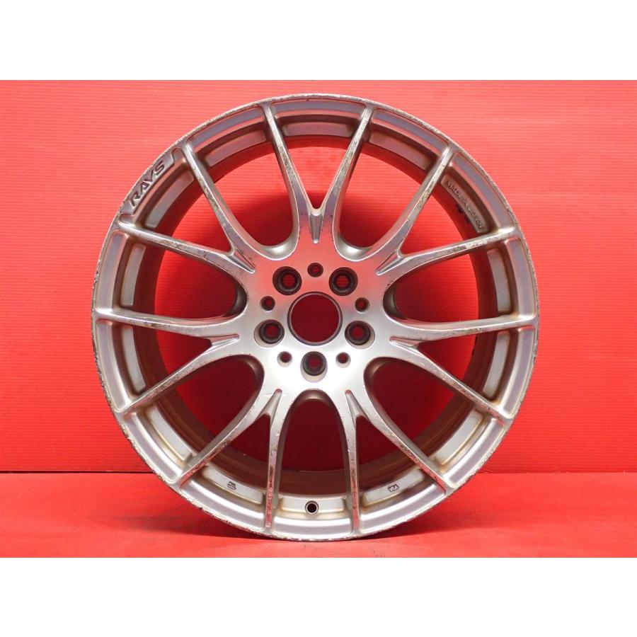 単品 社外 中古ホイール 1本 RAYS レイズ HOMURA ホムラ 2×7 9.5J 19 