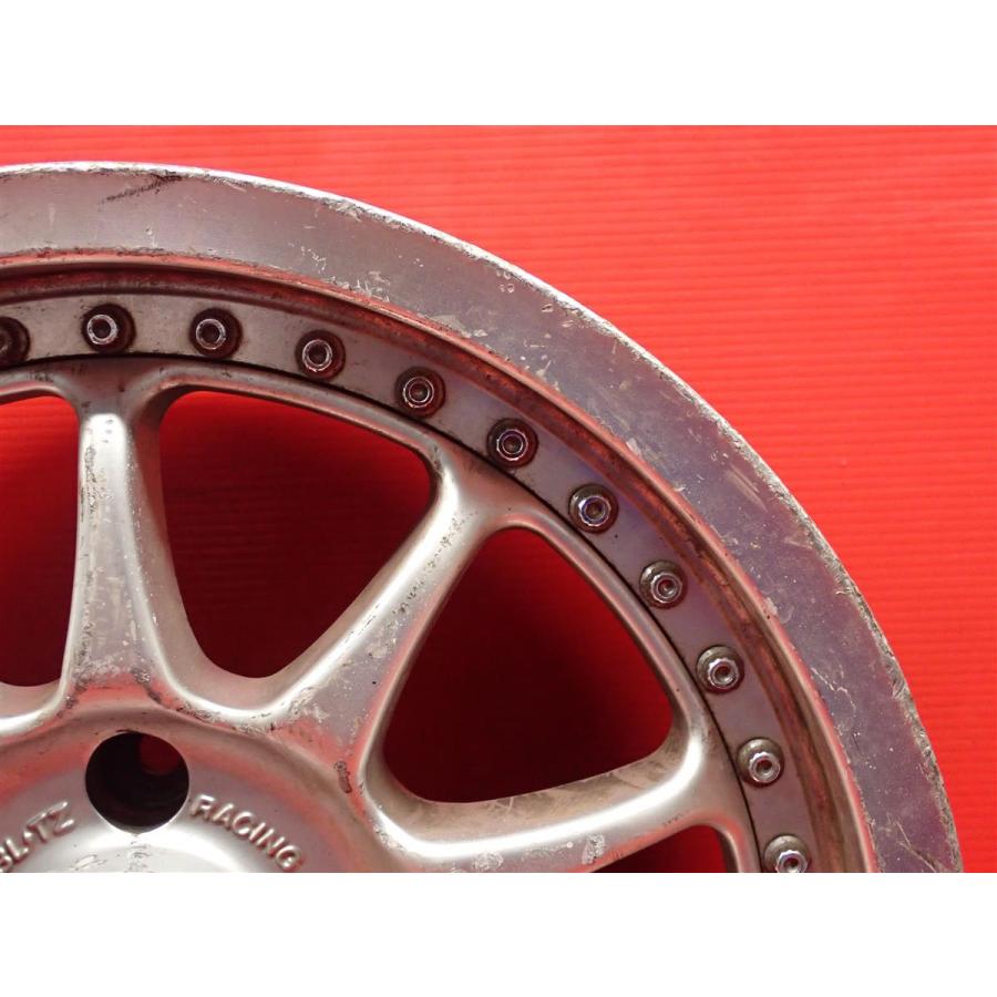 単品 社外 中古ホイール 1本 BLITZ ブリッツ BRW-01 7J 16インチ