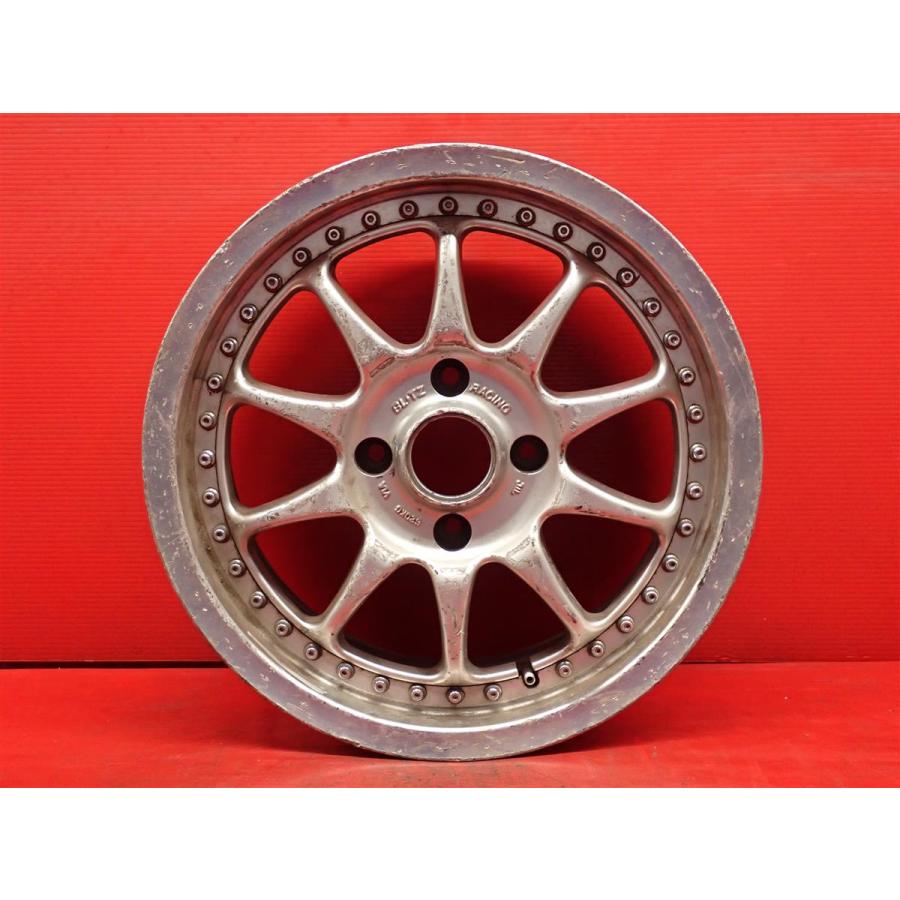 プー BLITZホイール 単品 社外 中古ホイール 1本 BLITZ ブリッツ BRW-01 7J 16インチ