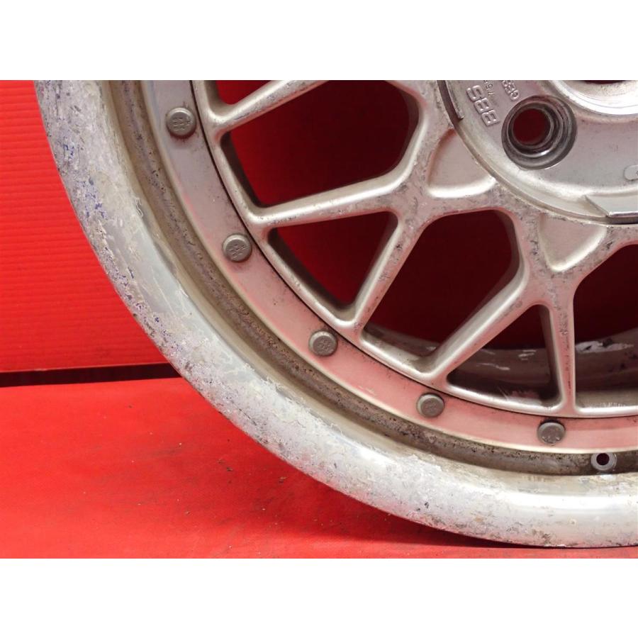 ★一気に値下げ★BBS RS046 ディスク面のみ　中古現状　4枚 単品 社外 中古ホイール 1本 BBS RS2 RSII046 7J 17インチ PCD114.3 5