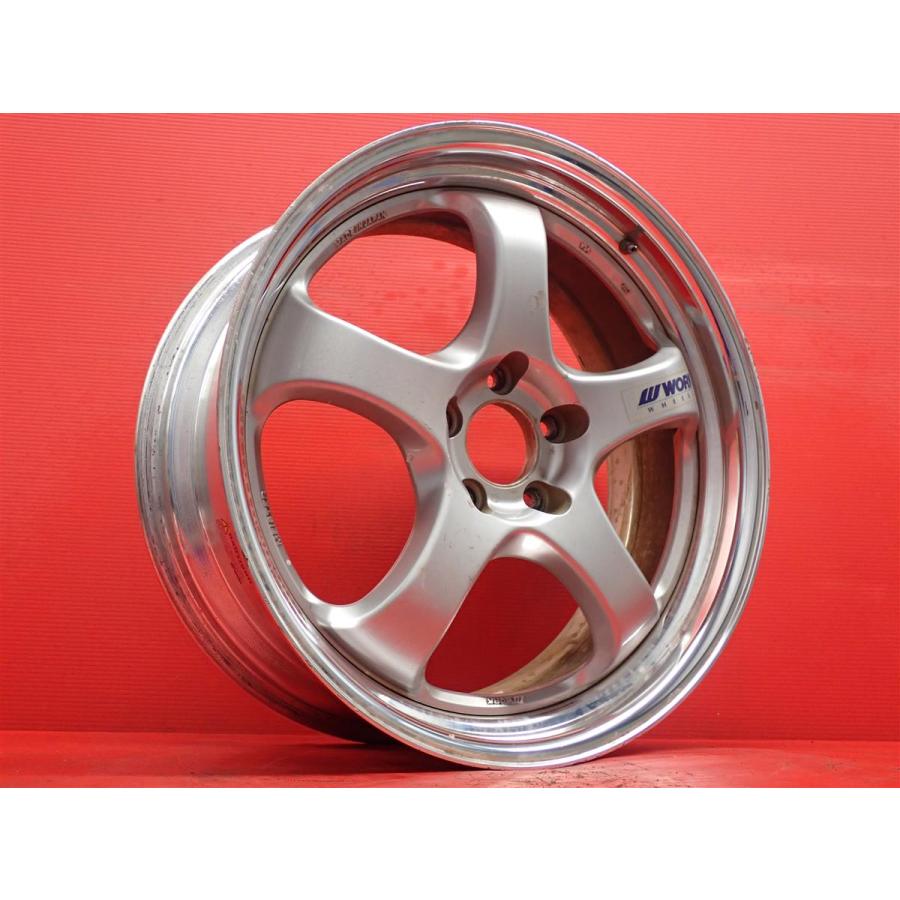 単品 社外 中古ホイール 1本 WORK ワーク MEISTER マイスター S1R 8J