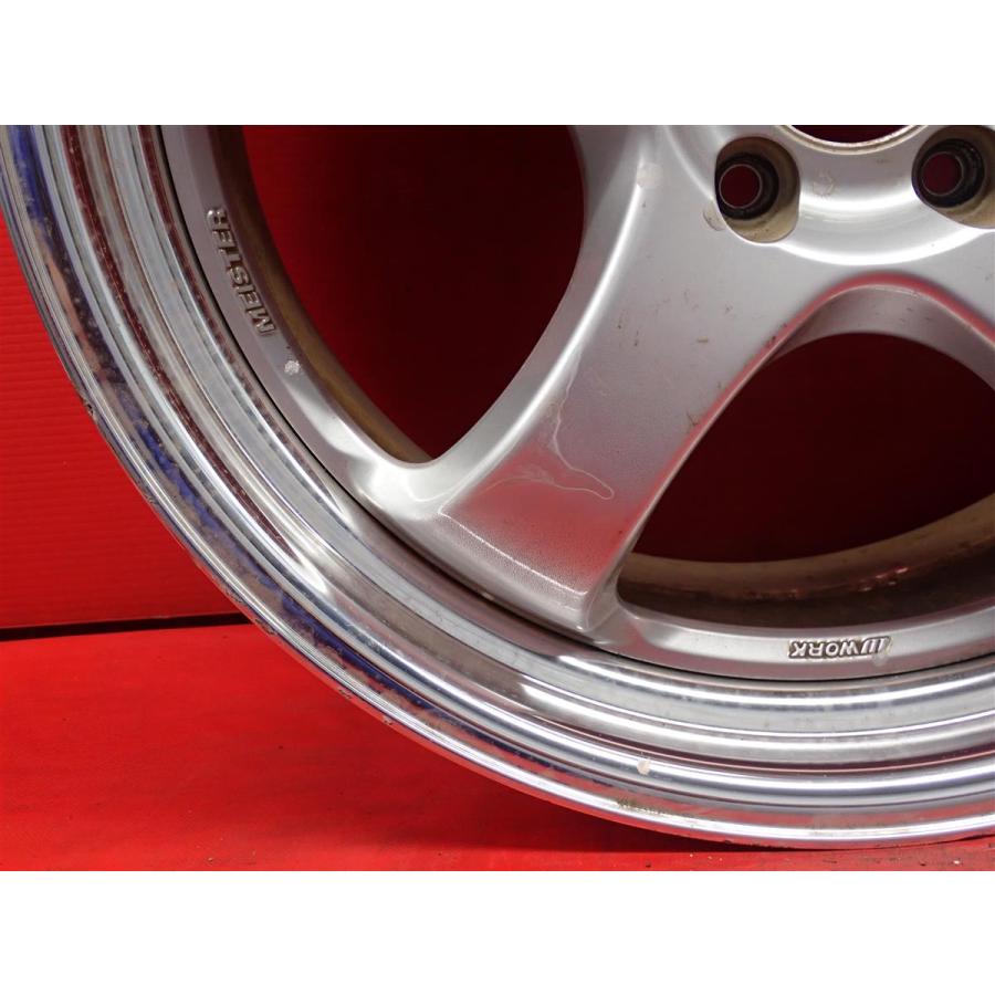 単品 社外 中古ホイール 1本 WORK ワーク MEISTER マイスター S1R 8J