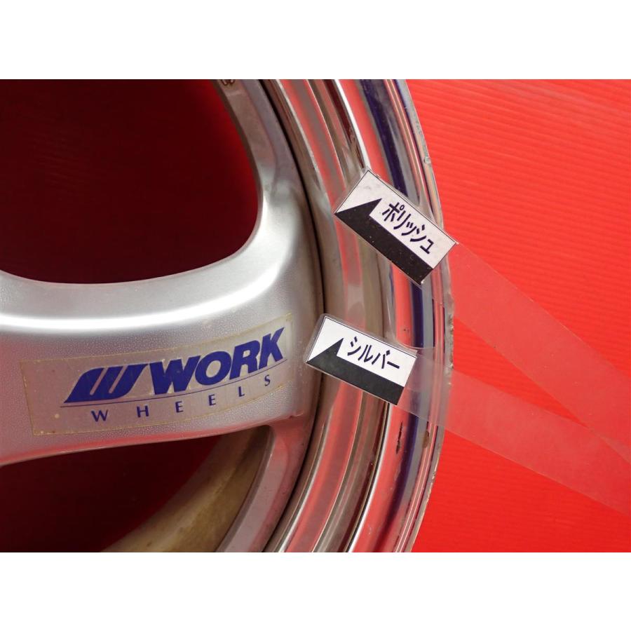 単品 社外 中古ホイール 1本 WORK ワーク MEISTER マイスター S1R 8J