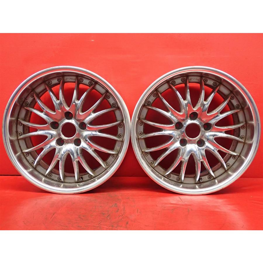 2本組 社外 中古ホイール WORK ワーク Seeker シーカー CX 8J 17インチ