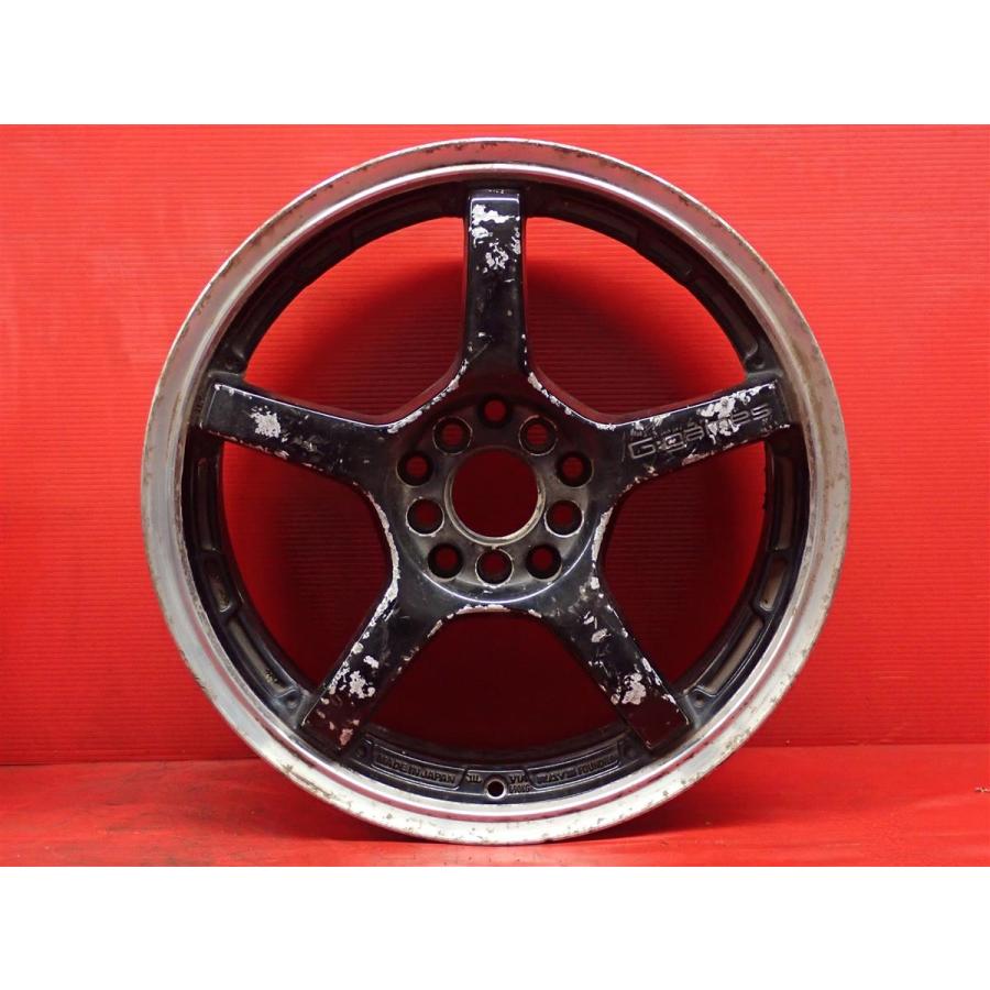 2本組 社外 中古ホイール RAYS レイズ G-games 77W 7J 17インチ PCD