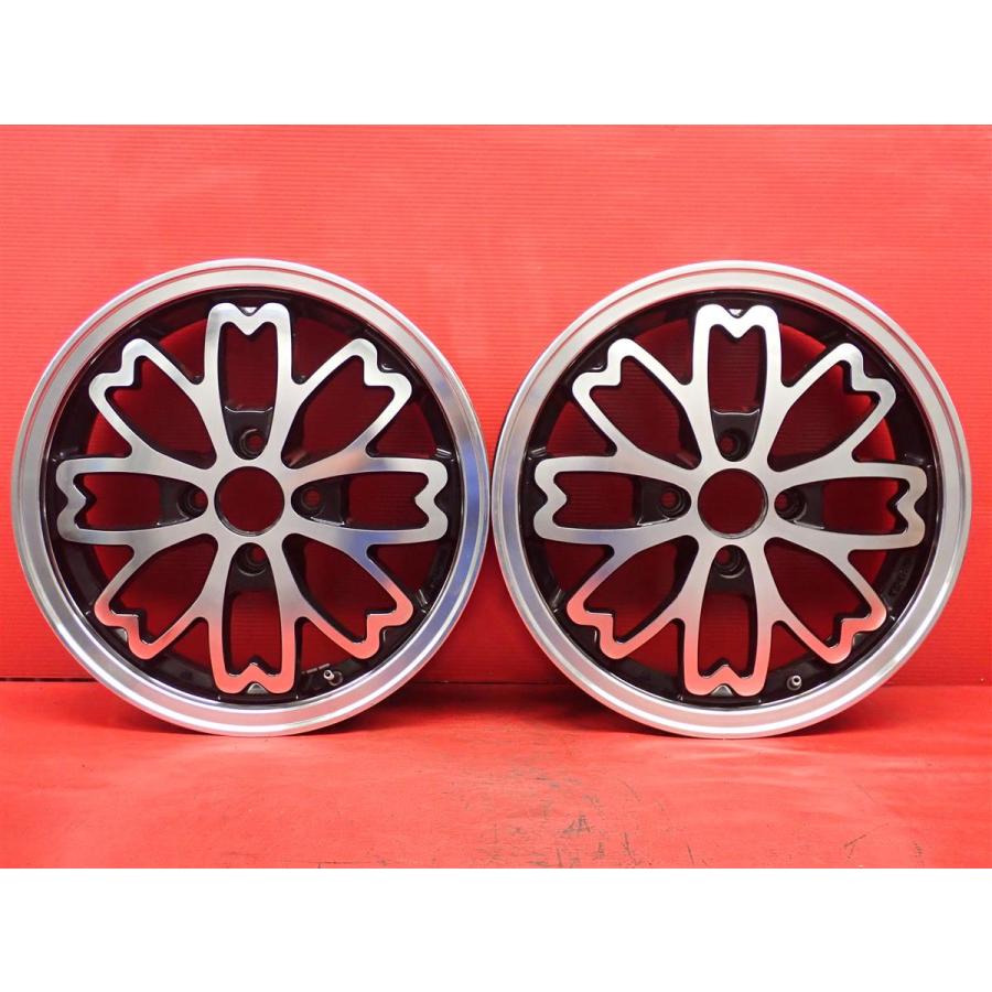 2本組 社外 中古ホイール 和道 わどう 桜 K-car & Compact 5J 15インチ