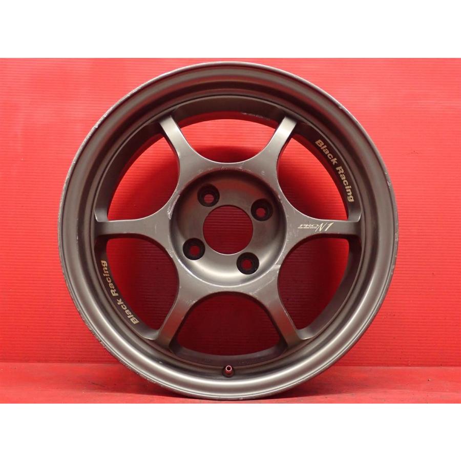 単品 社外 中古 アルミホイール 1本 BlackRacing ブラックレーシング 