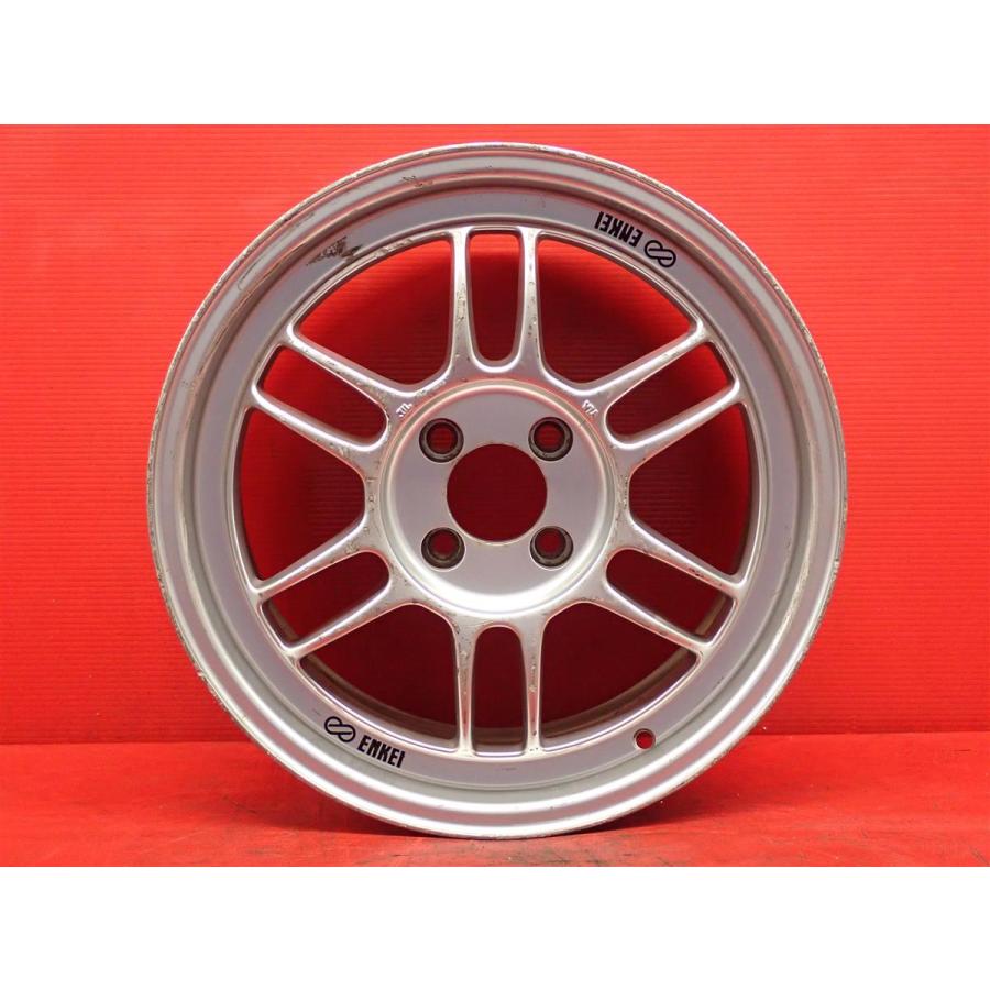 軽量】 単品 社外 中古ホイール 1本 ENKEI エンケイ RP-F1 7J 16インチ 