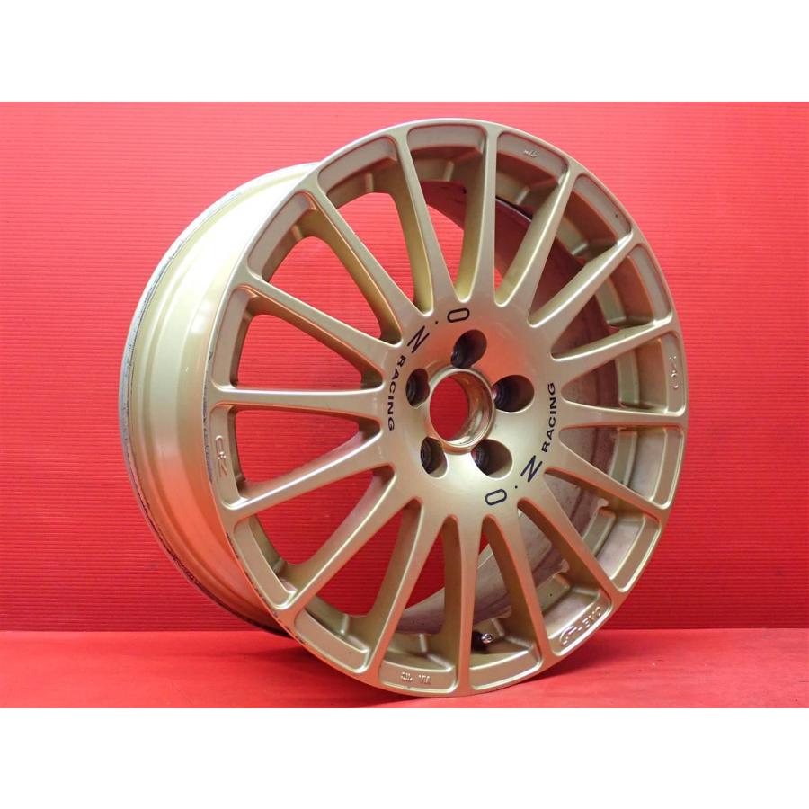 OZレーシング スーパーツーリズモGT 17インチ100 5H ユーズド 2本① 単品 社外 中古ホイール 1本 O・Z SUPER TURISMO スーパーツーリズモ