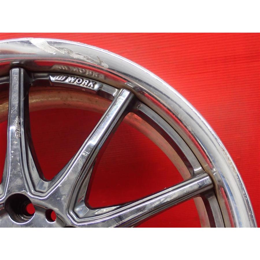 18,000円 WORK 戦 XSA 18インチ 4本set WORK ワーク XSA 戦 イクサ 02C 中古ホイール 4本 7.5J 18インチ