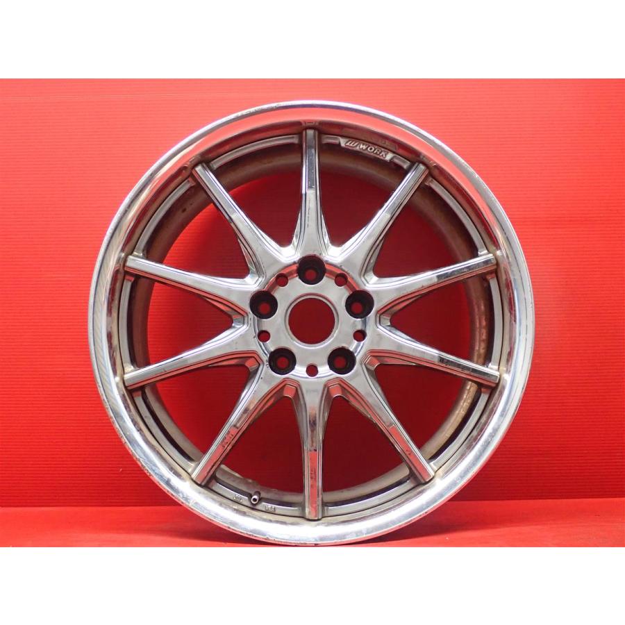 workホイール　値下げしました。 WORK WORK VS XX 18インチ×9.5J FRリム 5-100 5-114.3 ワーク ホイール