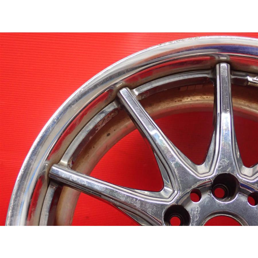アルミホイール18インチ中古 RAYS レイズ 鍛造 軽量 VOLKRACING チャレンジ 中古ホイール 4本 8J/9J