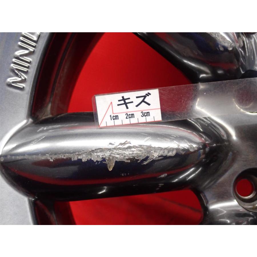 単品 中古ホイール 1本 MINILITE ミニライト MC-40 7J 17インチ PCD114
