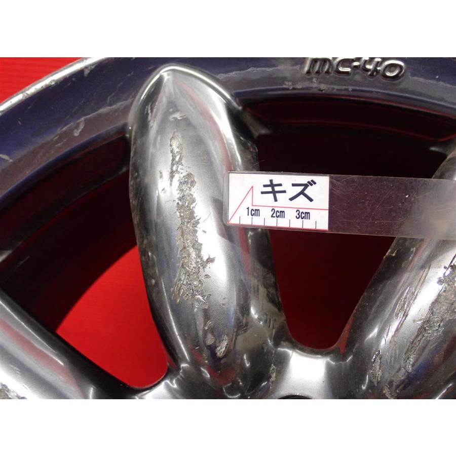 単品 中古ホイール 1本 MINILITE ミニライト MC-40 7J 17インチ PCD114