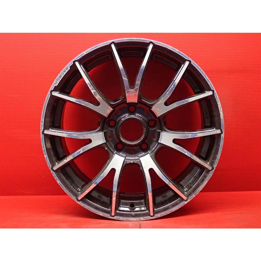 ①レイズ　ホムラ　A7M 17インチ　7J 114.3 4本 単品 中古ホイール 1本 RAYS レイズ HOMURA ホムラ A7M 7.5J 17インチ