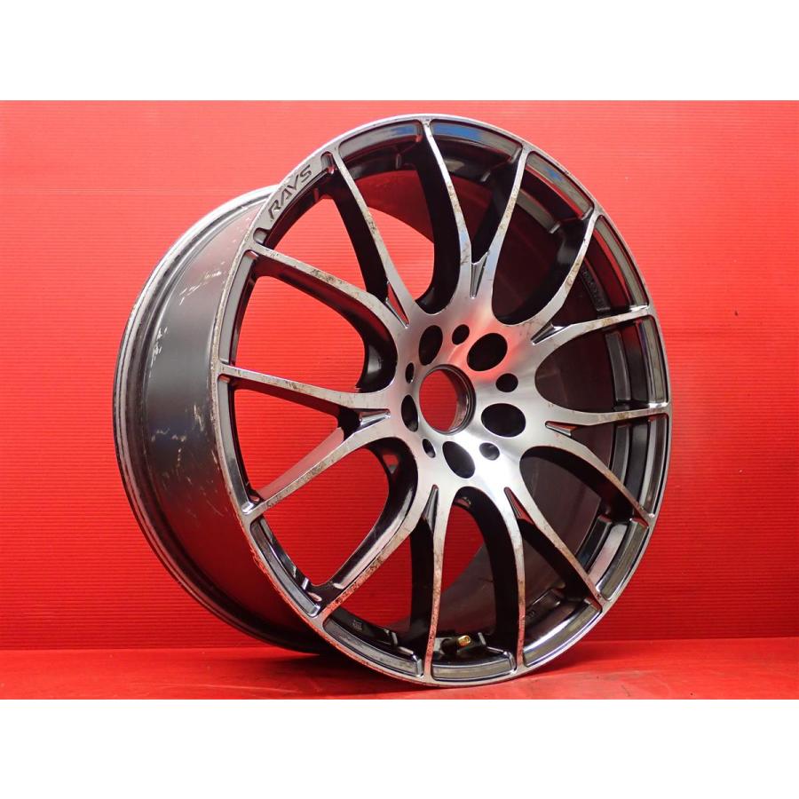 単品 中古ホイール 1本 RAYS レイズ HOMURA ホムラ 2×7 8.5J 19インチ