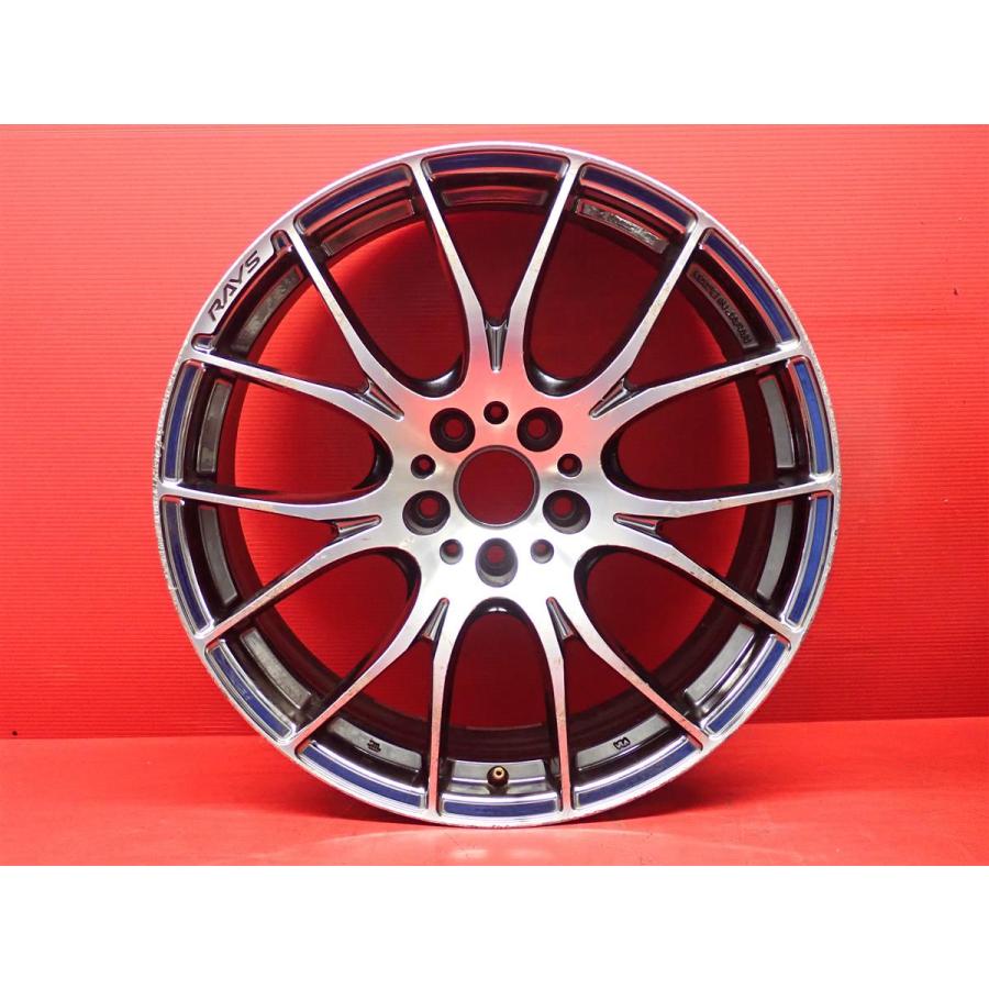 単品 中古ホイール 1本 RAYS レイズ HOMURA ホムラ 2×7 8.5J 19インチ 