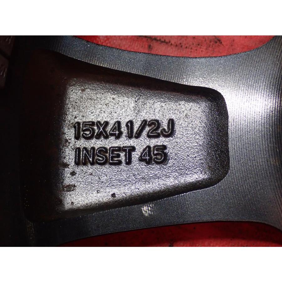 単品 中古ホイール 1本 SUZUKI スズキ ハスラー 純正 5スポーク 4.5J