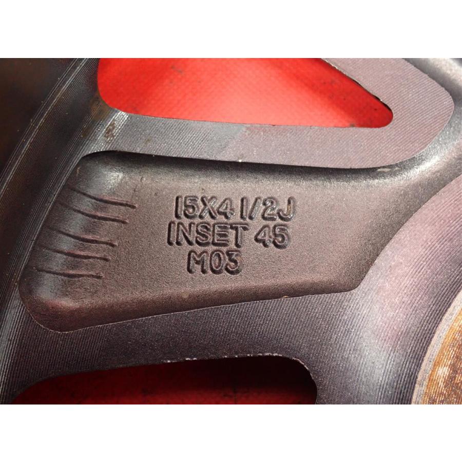 単品 中古ホイール 1本 SUZUKI スズキ スペーシアカスタム TS MK32S