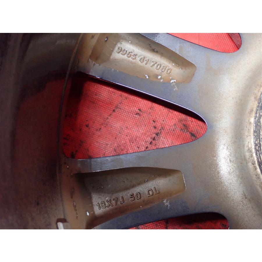 単品 中古ホイール 1本 Mazda マツダ CX-3 DK5系 プロアクティブ Sパッケージ 純正 7J 18インチ PCD114.3 5穴 +50 ハブ67 9965417080 ja18の画像