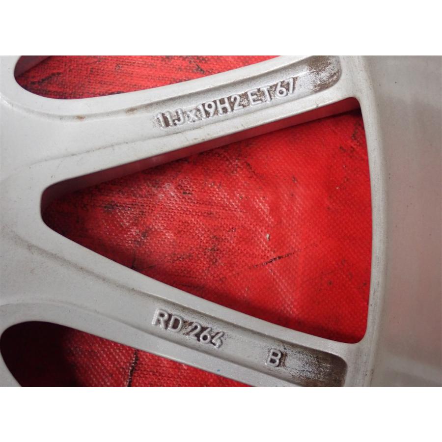 ⭐正規品O.Z. ポルシェ911タイプ997前後8.5/11j左側２本ガリ傷有♪ 単品 リア用 中古ホイール 1本 PORSCHE ポルシェ 997 911カレラ 純正