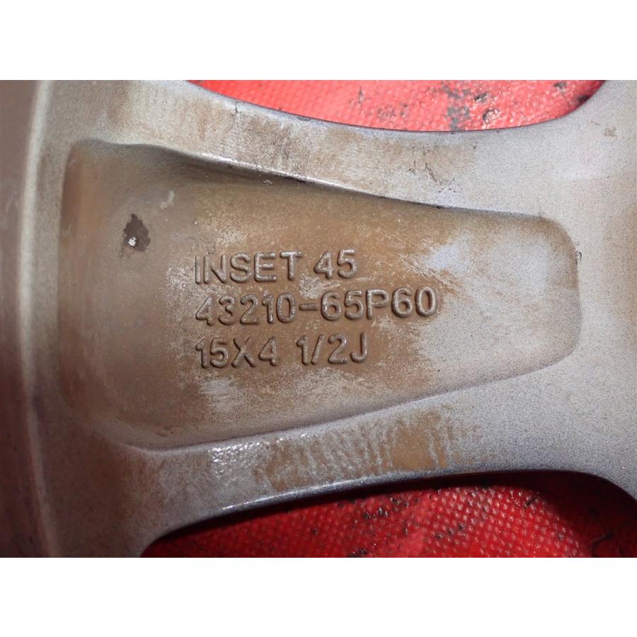 単品 中古ホイール 1本 SUZUKI スズキ ハスラー 純正 5スポーク 4.5J