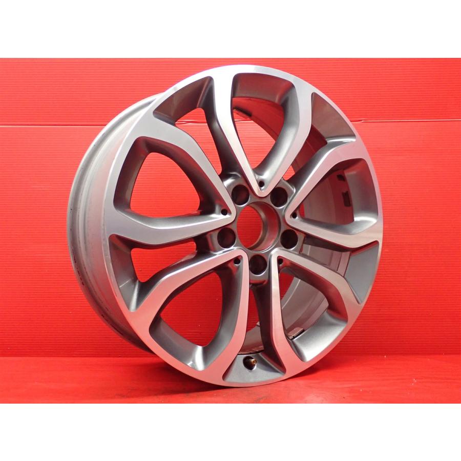 単品 中古ホイール 1本 MercedesBenz メルセデス・ベンツ Cクラス  W205 純正 7J 17インチ PCD112 5穴 +48.5 ハブ66.5 A2054010200 ja17の画像