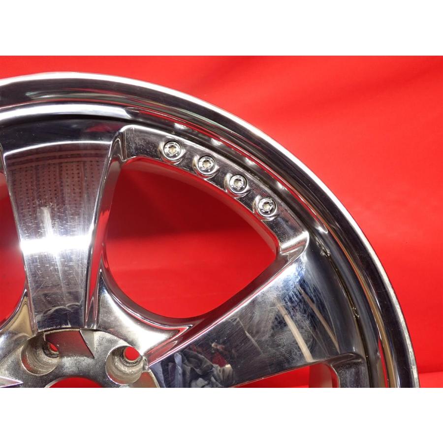 単品 社外 ホイール 1本 WORK ワーク LS105 8.5J 20インチ PCD114.3 5