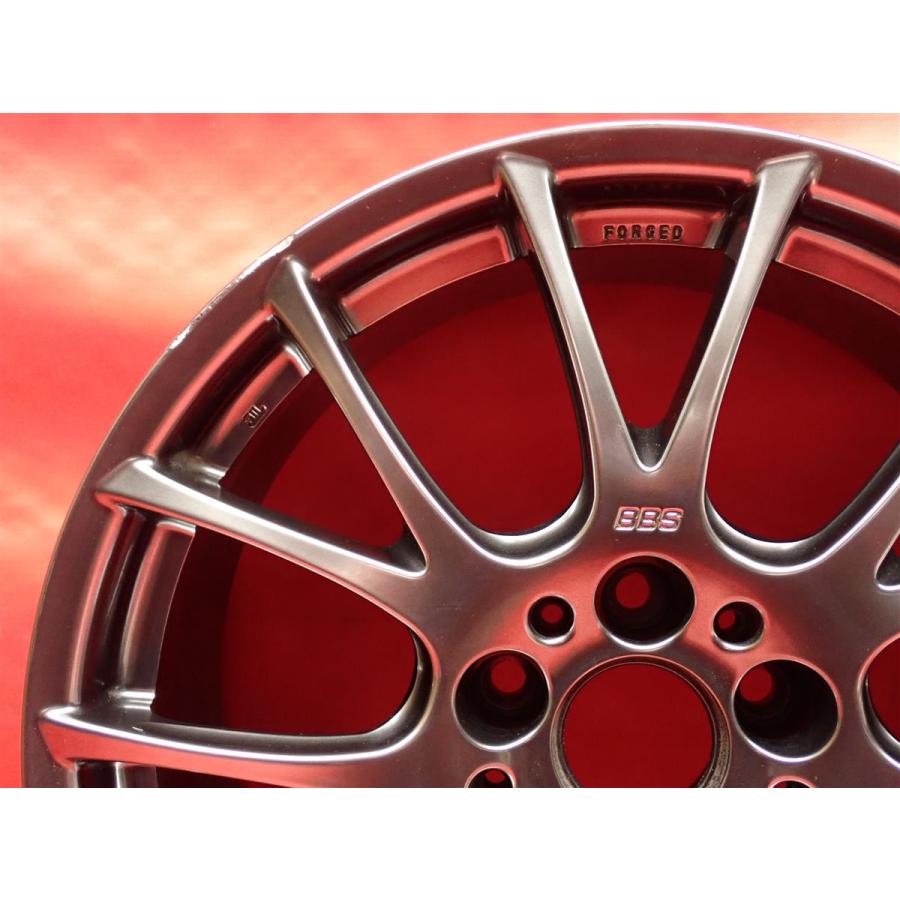 BBS RE057 18インチ ガンメタリックホイール 単品 中古ホイール 1本 鍛造 軽量 BBS RE-V RE057 8J 18インチ PCD114