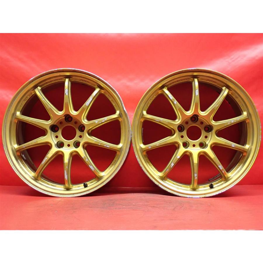 ジャンク 中古ホイール 2本組 WORK ワーク EMOTION ZR10 エモーション 