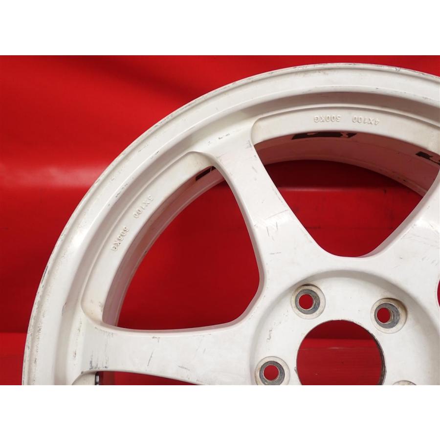 単品 中古ホイール 1本 軽量 SSR タイプ C 7.5J 18インチ PCD100 5穴 +