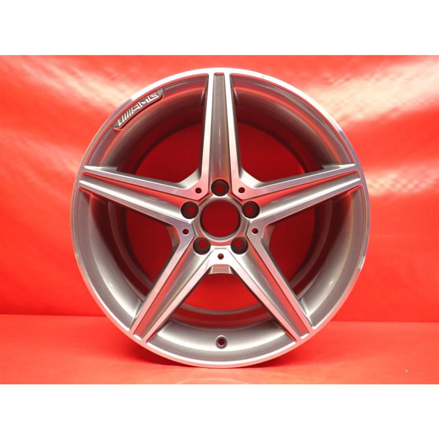 単品 1本 リア用 メルセデス ベンツ Cクラス W205 純正 AMG 8.5J 18 