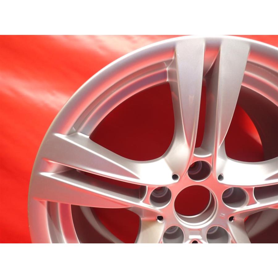 【直接渡し、送料込可】 BMW E84 X1 Mスポーツ PCD120×5 激安 中古 4本セット】 BMW X1 E84 純正 アルミホイール Vスポーク