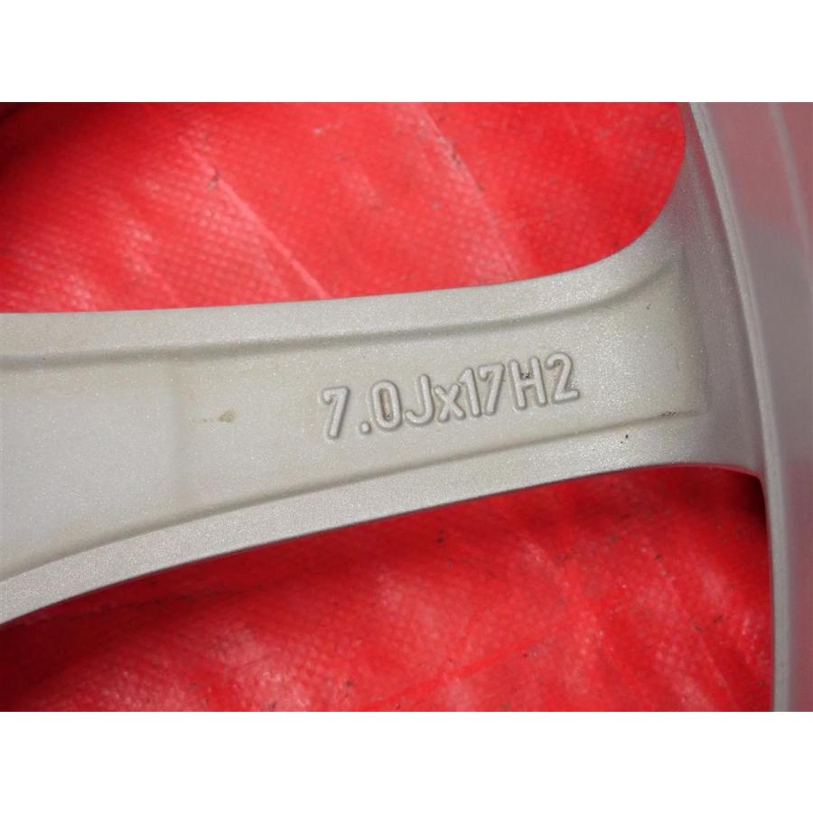 単品 中古ホイール 1本 メルセデス・ベンツ Aクラス W169 純正5スポーク 7J 17インチ PCD112 5穴 +49 ハブ66.5 A1694012602 ja17の画像