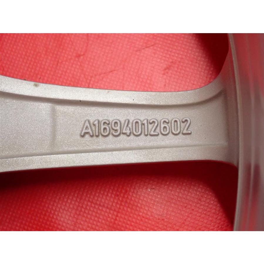 単品 中古ホイール 1本 メルセデス・ベンツ Aクラス W169 純正5スポーク 7J 17インチ PCD112 5穴 +49 ハブ66.5 A1694012602 ja17の画像
