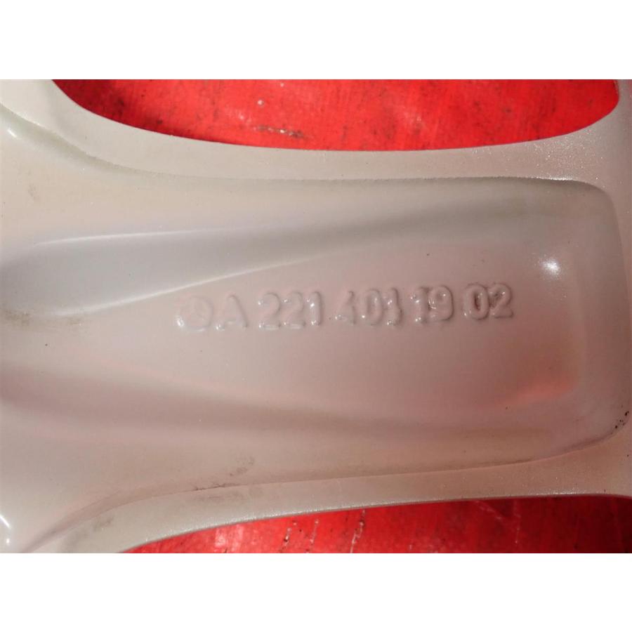 単品 中古ホイール 1本 メルセデス・ベンツ Sクラス W221 純正 9本スポーク 8.5J 18インチ PCD112 5穴 +43 ハブ66.5 A2214011902 ja18の画像