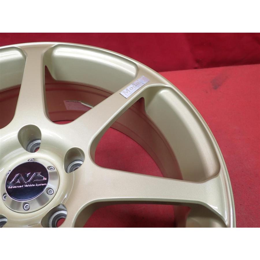 ⭐️週末限定価格AVS Model7 17インチ 4本セット 軽量 】 YOKOHAMA AVS モデル7 ホイール 4本 8J-17 PCD114.3 5穴